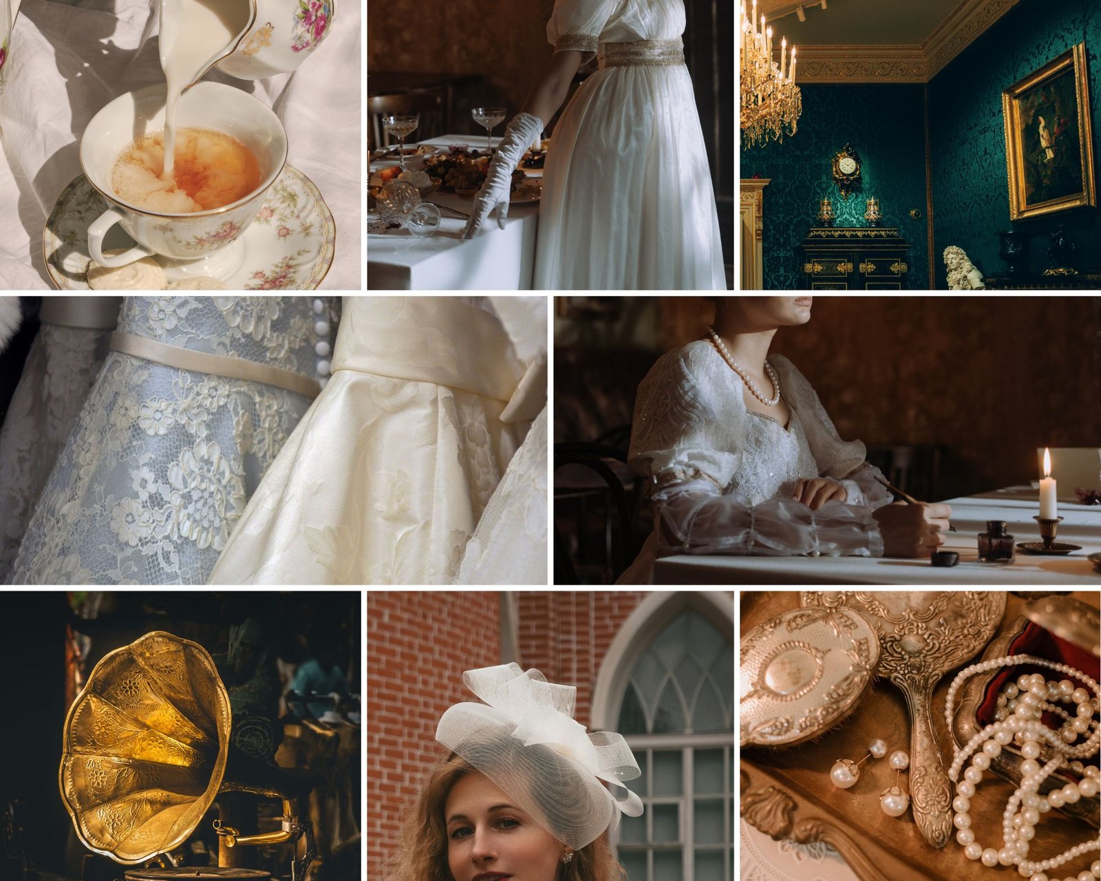 Beige Neutral Summer Photo Collage
